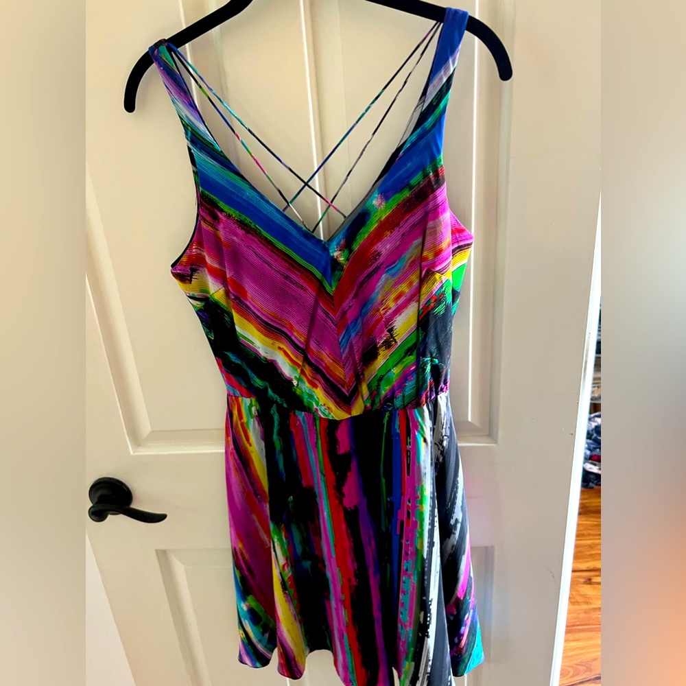 Amanda uprichard rainbow dress